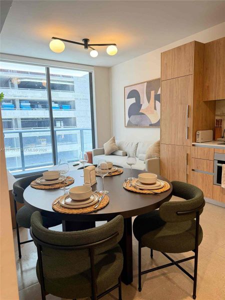 Furnished interior view inside a new home in , Miami (Image 5).