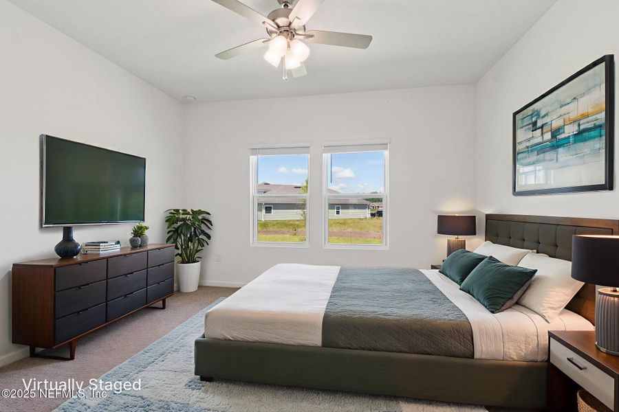 Furnished interior view inside a new home in Panther Creek, Jacksonville (Image 9).