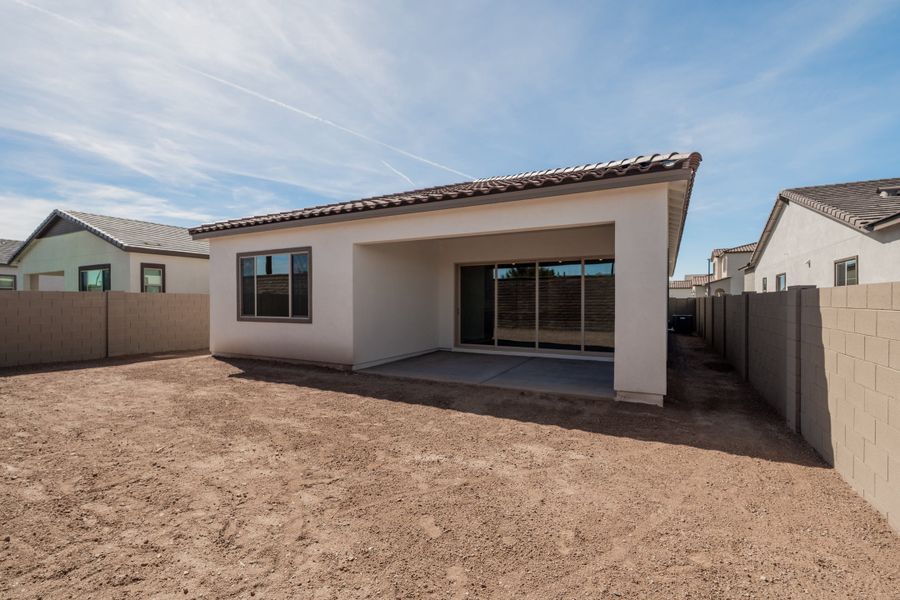 Exterior details and patio area of a home in Waterston Central, Gilbert (Image 3). Exterior details and patio area of a home in Waterston Central, Gilbert (Image 3).