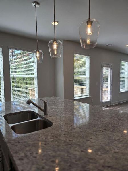 Close-up of interior finishes inside a home in Waters Edge, Mansfield (Image 14).