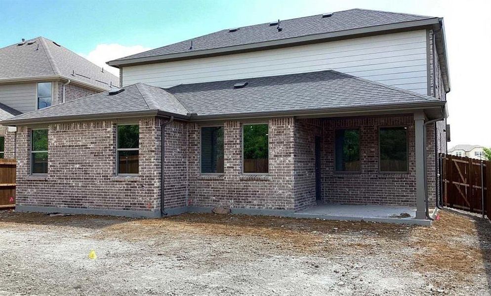 Rear Exterior Design Construction Progress