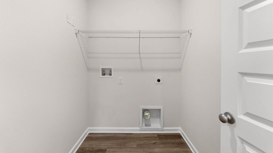 Representative unfurnished interior of a home built from the The Poppy by D.R. Horton in Liberty, Panama City (Image 19).