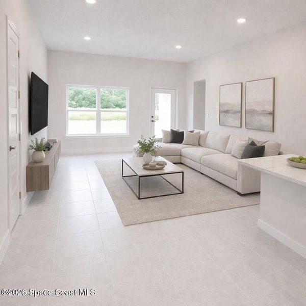 Furnished interior view inside a new home in St. John's Preserve, Palm Bay (Image 6).