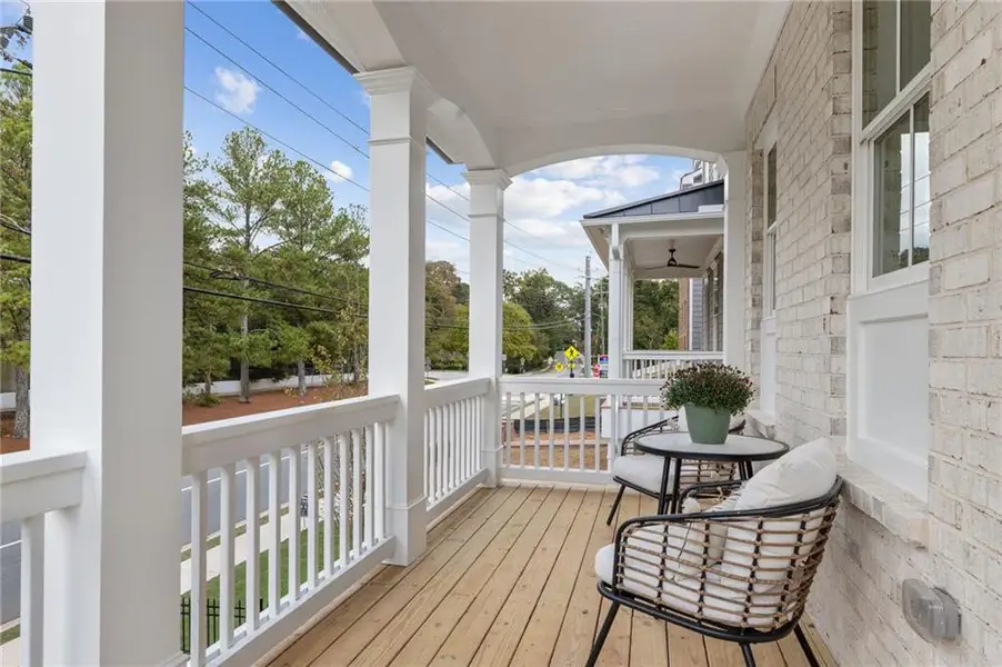 Exterior details and patio area of a home in Archerfield, Smyrna (Image 4).