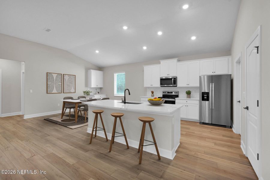 Furnished interior view inside a new home in , Jacksonville (Image 5).