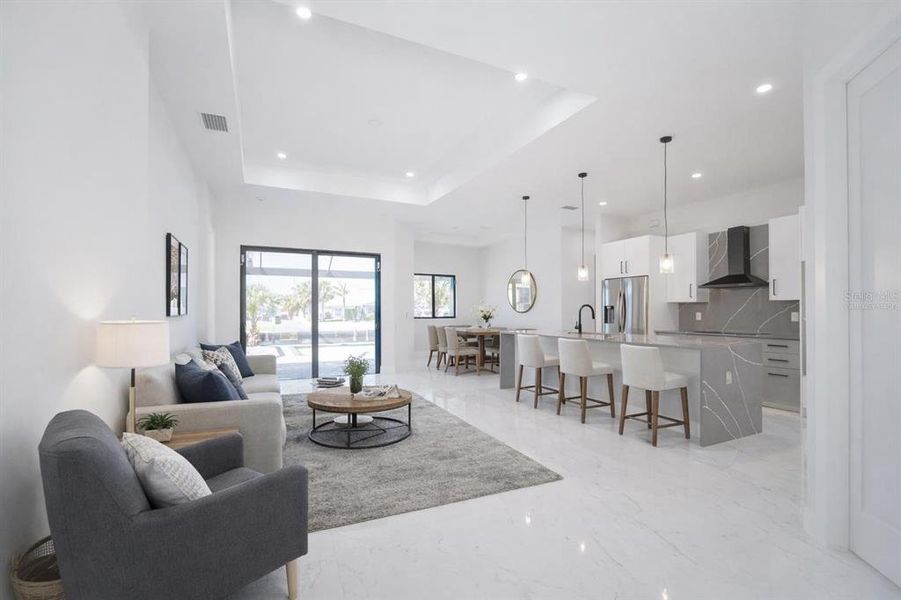 Furnished interior view inside a new home in , Port Charlotte (Image 12).