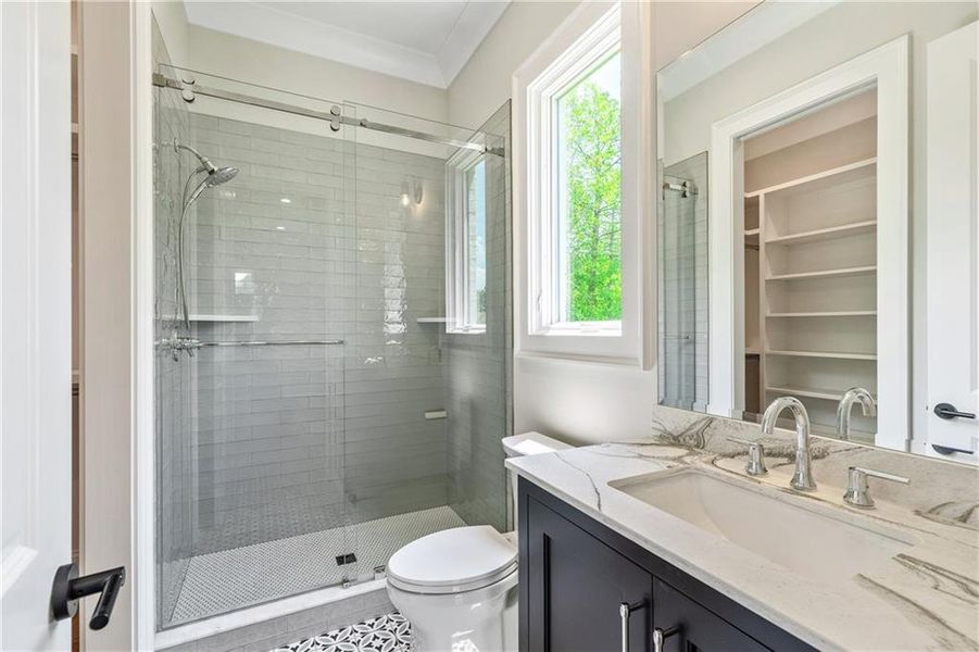 Furnished interior view inside a new home in , Newnan (Image 59).