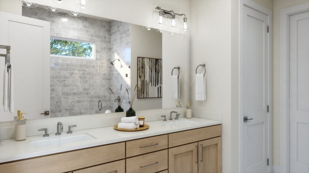 Representative furnished interior of a home built from the 4060 by Risewell Homes in Bluff Haven, Georgetown (Image 14).