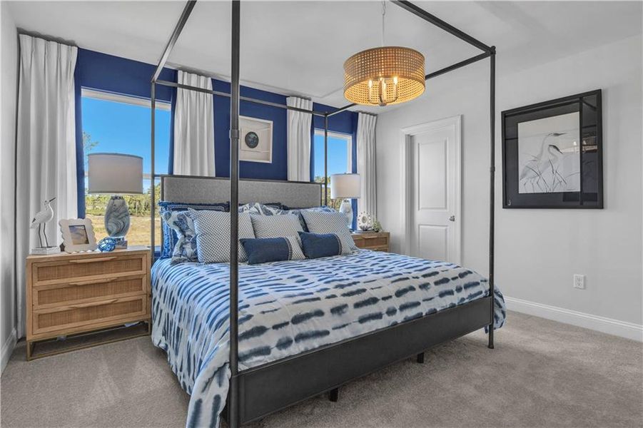 Furnished interior view inside a new home in Riverside Ridge, Lawrenceville (Image 16).