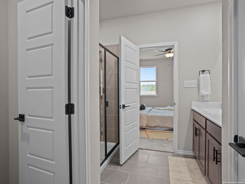 Furnished interior view inside a new home in Horizon Pointe, Converse (Image 17).