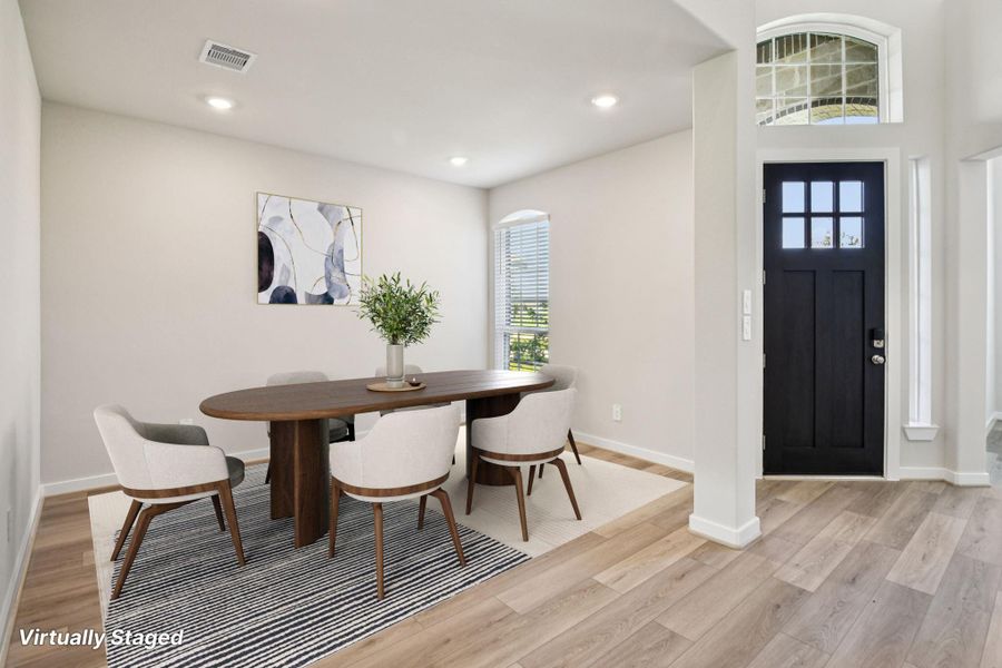 Photo is not of the actual home, but is an inspirational photo of builder’s model home and may depict options, furnishings, and/or decorator features that are not included