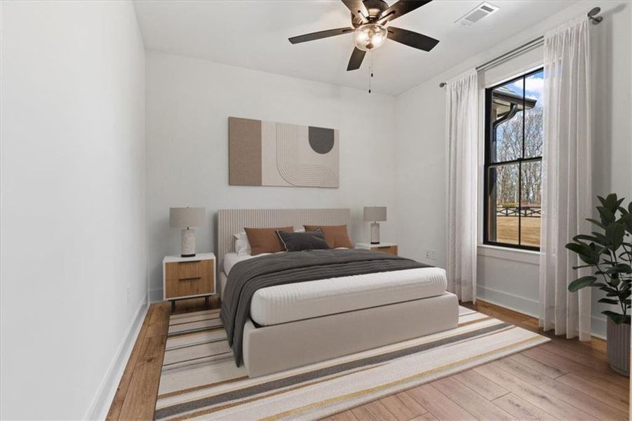 Furnished interior view inside a new home in , Gainesville (Image 38).