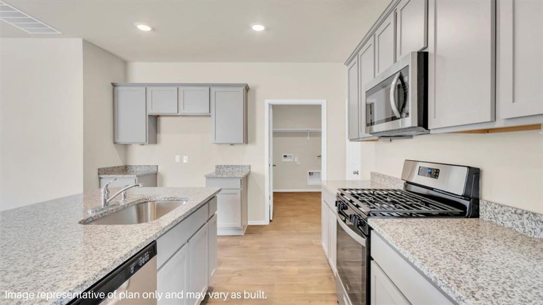 Furnished interior view inside a new home in California Meadows, Arlington (Image 8).