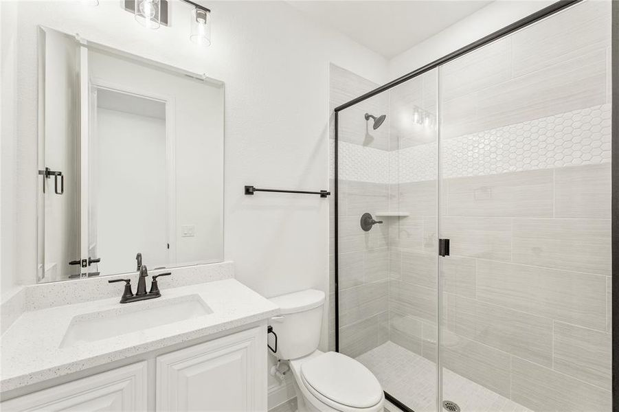 Furnished interior view inside a new home in Chaparral Park, Oak Point (Image 13).