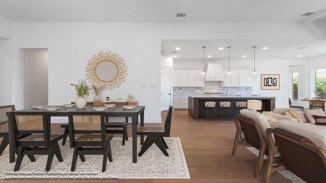 Furnished interior view inside a new home in Hillstead 60', Lavon (Image 10).
