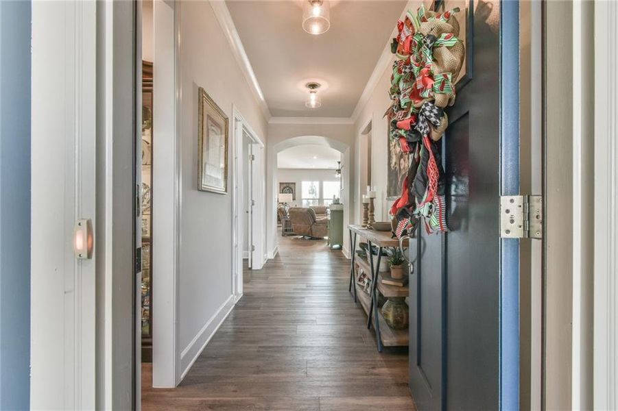 Furnished interior view inside a new home in , Hoschton (Image 7).