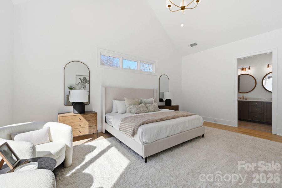 Furnished interior view inside a new home in , Davidson (Image 17).