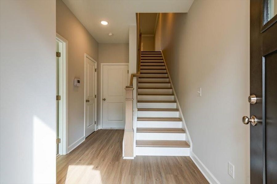 Spacious, unfurnished interior of a new home in Townes at South Main, Kennesaw (Image 19).