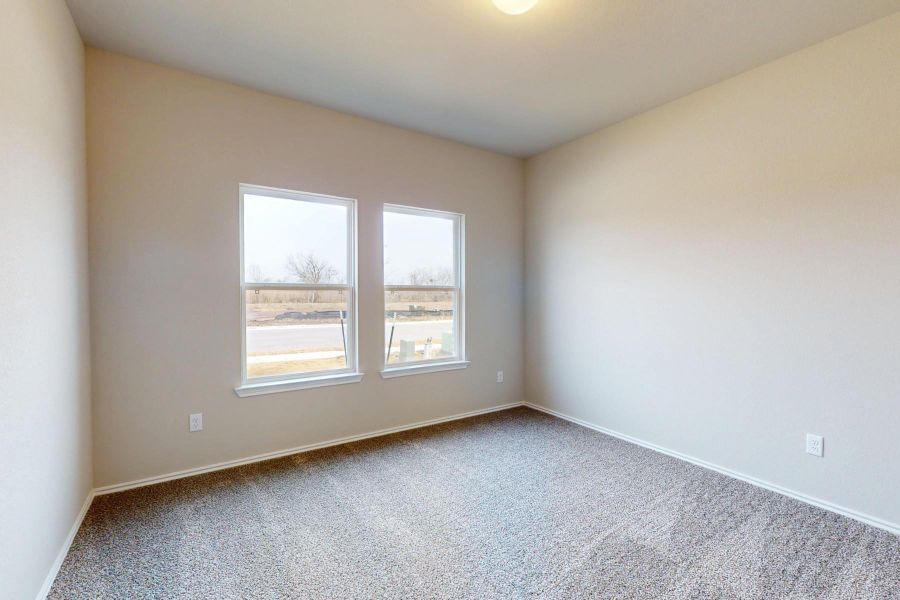 Spacious, unfurnished interior of a new home in Carillon, Manor (Image 29).