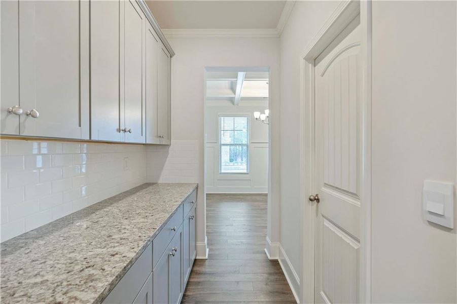 Furnished interior view inside a new home in Tributary Village, Douglasville (Image 8).