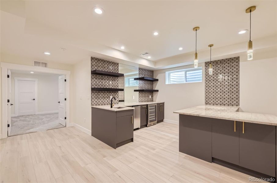 Furnished interior view inside a new home in , Denver (Image 18).