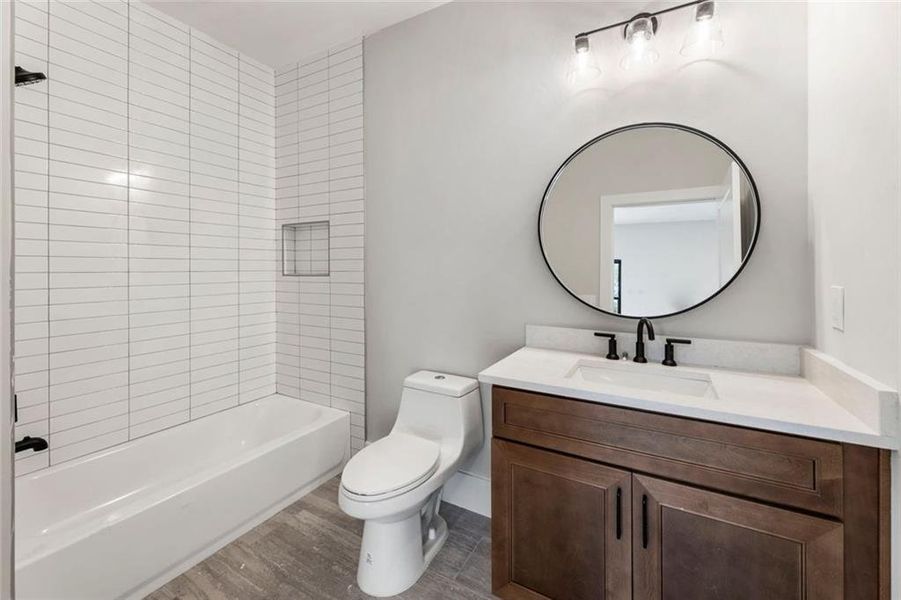 Furnished interior view inside a new home in , Milton (Image 7).