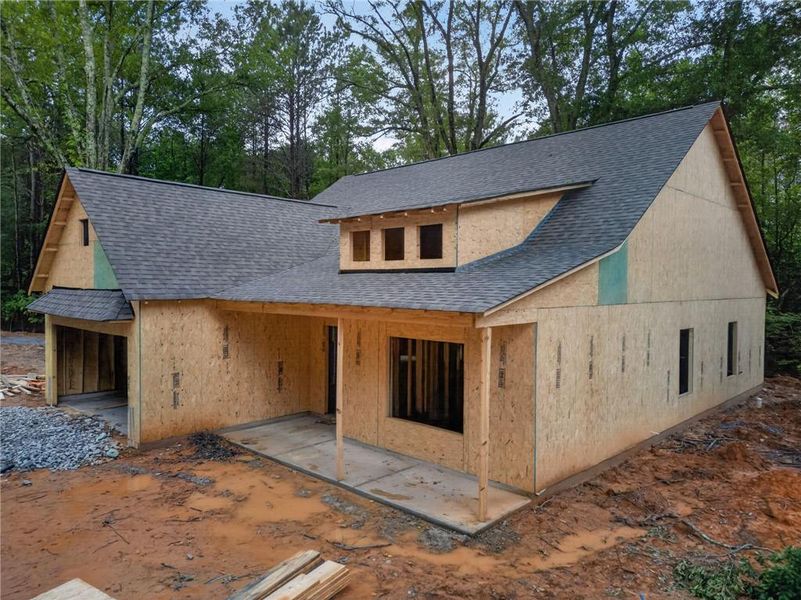 In-progress construction of a new home in , Tallapoosa, GA (Image 32).