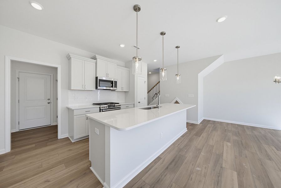 Furnished interior view inside a new home in Sweetbrier, Durham (Image 9).