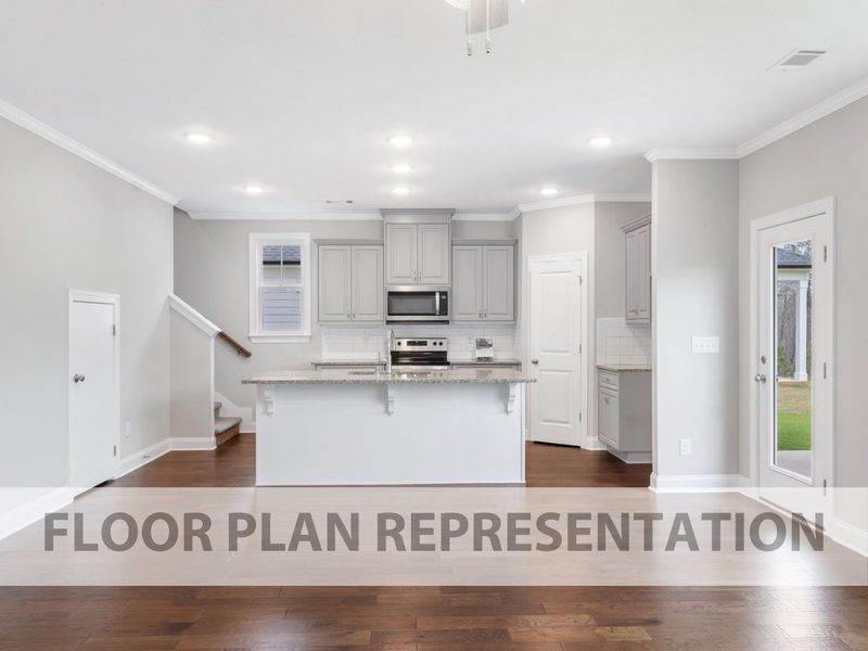 Furnished interior view inside a new home in Windsor, North Augusta (Image 8).