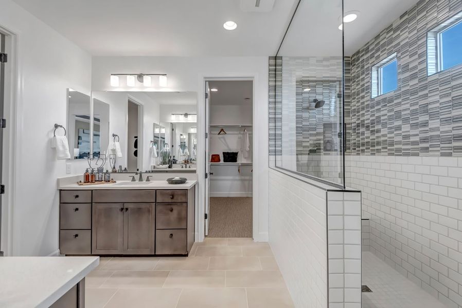 Furnished interior view inside a new home in Black Rock at Verrado, Litchfield Park (Image 19). Furnished interior view inside a new home in Black Rock at Verrado, Litchfield Park (Image 19).