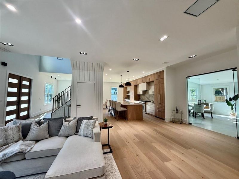 Furnished interior view inside a new home in , Dunwoody (Image 36).