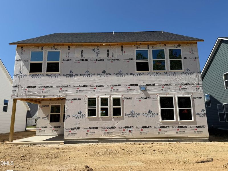 In-progress construction of a new home in Wendell Ridge, Wendell, NC (Image 43).