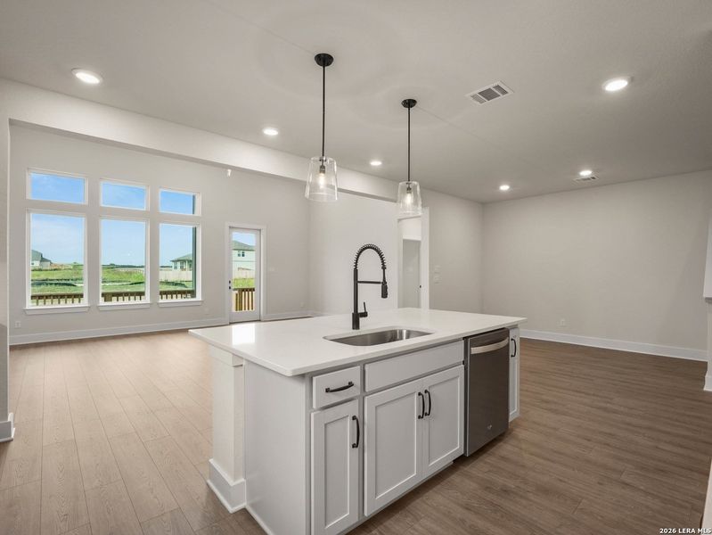 Furnished interior view inside a new home in Parklands Estates, Schertz (Image 13).