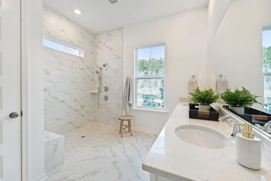 Furnished interior view inside a new home in Horizons at Summers Corner | 55+, Summerville (Image 8).