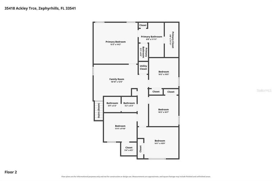 2D floor plan layout of this home in Two Rivers, Zephyrhills, FL (Image 5). 2D floor plan layout of this home in Two Rivers, Zephyrhills, FL (Image 5).