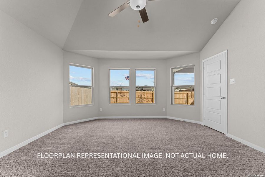 Spacious, unfurnished interior of a new home in Verano Farms, San Antonio (Image 12).