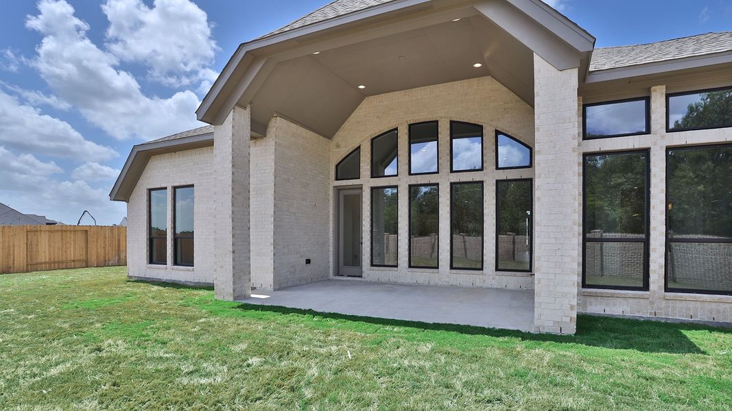 Exterior details and patio area of a home in Briarley, Montgomery (Image 3). Exterior details and patio area of a home in Briarley, Montgomery (Image 3).