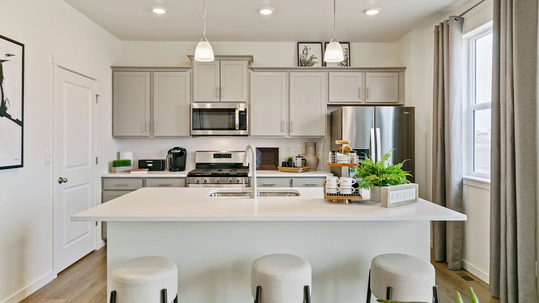 Furnished interior view inside a new home in Vista Meadows, Fort Lupton (Image 13).