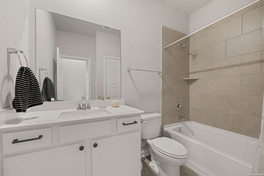 Furnished interior view inside a new home in Remington Ranch, San Antonio (Image 10). Furnished interior view inside a new home in Remington Ranch, San Antonio (Image 10).