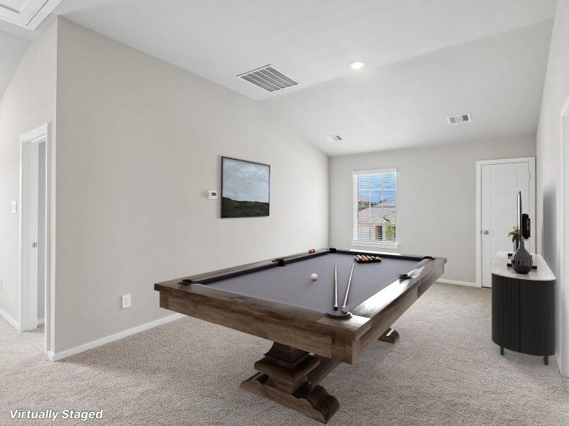 Furnished interior view inside a new home in Sanford Farms - Premier Series, Waller (Image 16).