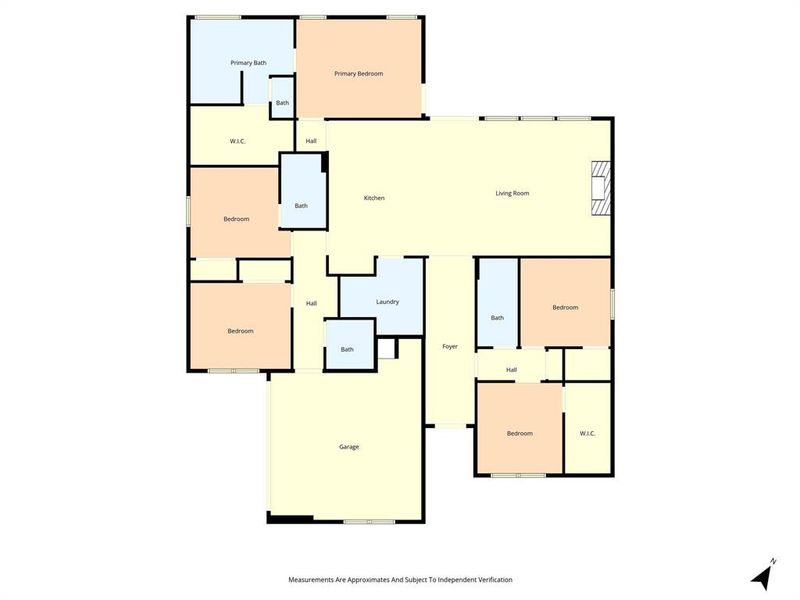 View of floor plan / room layout