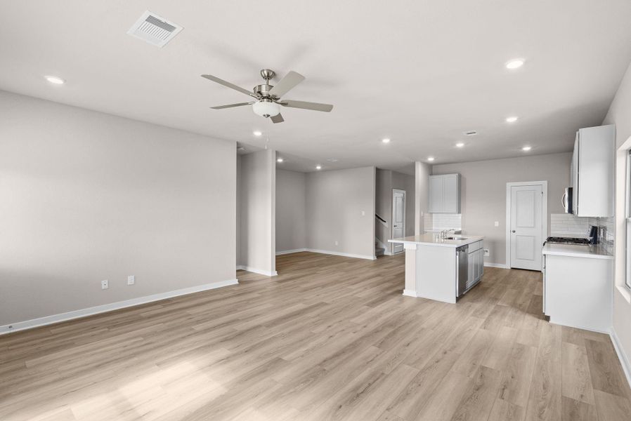Spacious, unfurnished interior of a new home in Windrose Green, Angleton (Image 27).