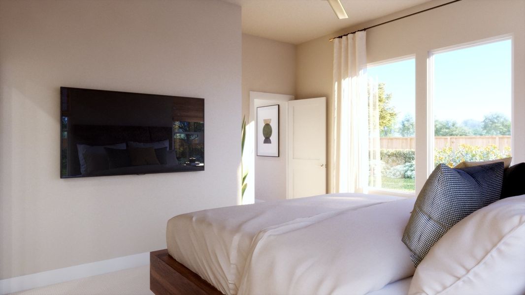 Representative furnished interior of a home built from the 4017 by Risewell Homes in Bluff Haven, Georgetown (Image 13).