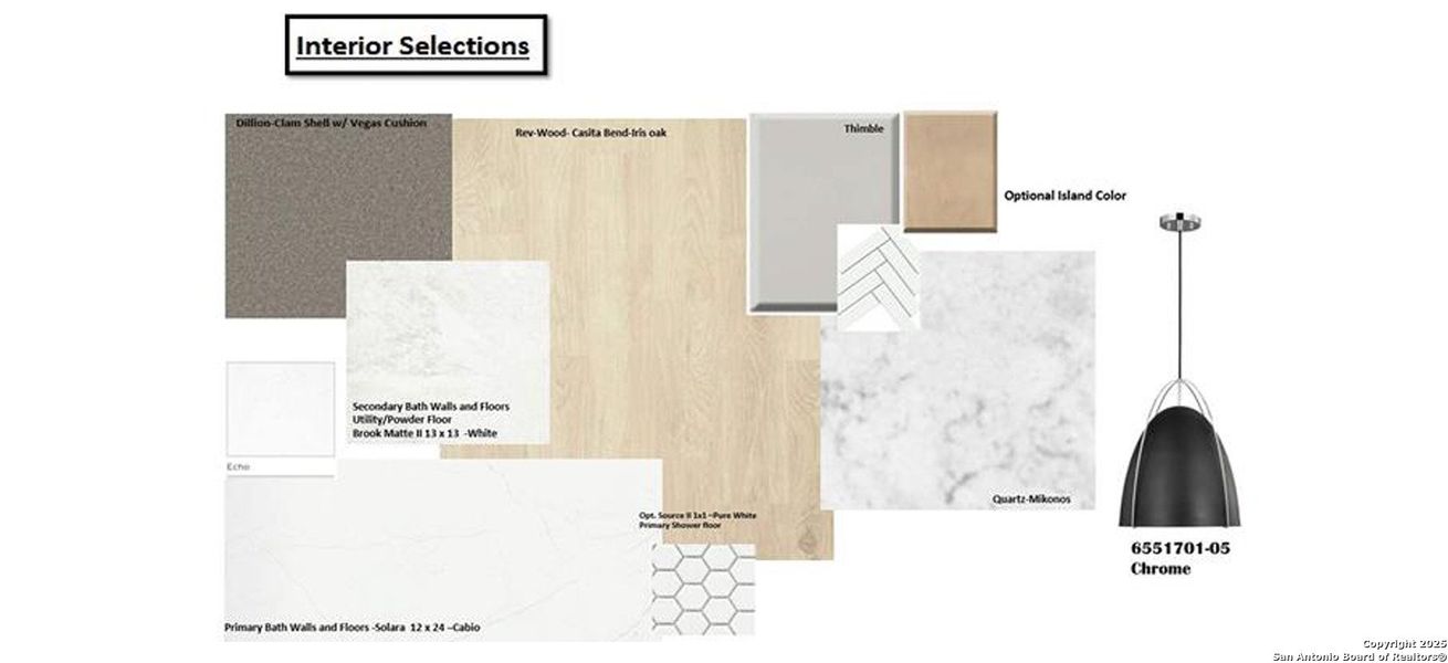 Sample of building materials used in homes in Mayfair, New Braunfels (Image 4). Sample of building materials used in homes in Mayfair, New Braunfels (Image 4).