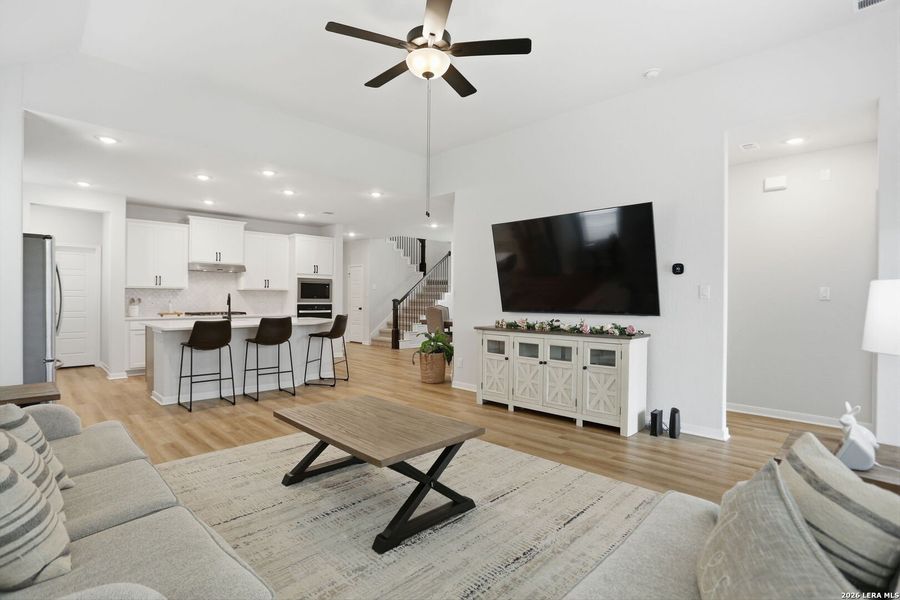 Furnished interior view inside a new home in Davis Ranch, San Antonio (Image 13).