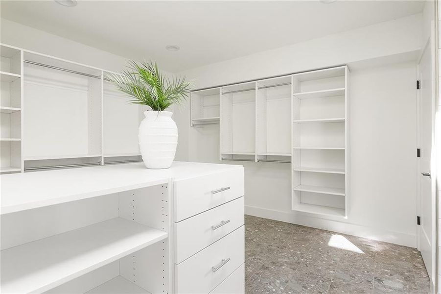 Furnished interior view inside a new home in , Atlanta (Image 58).