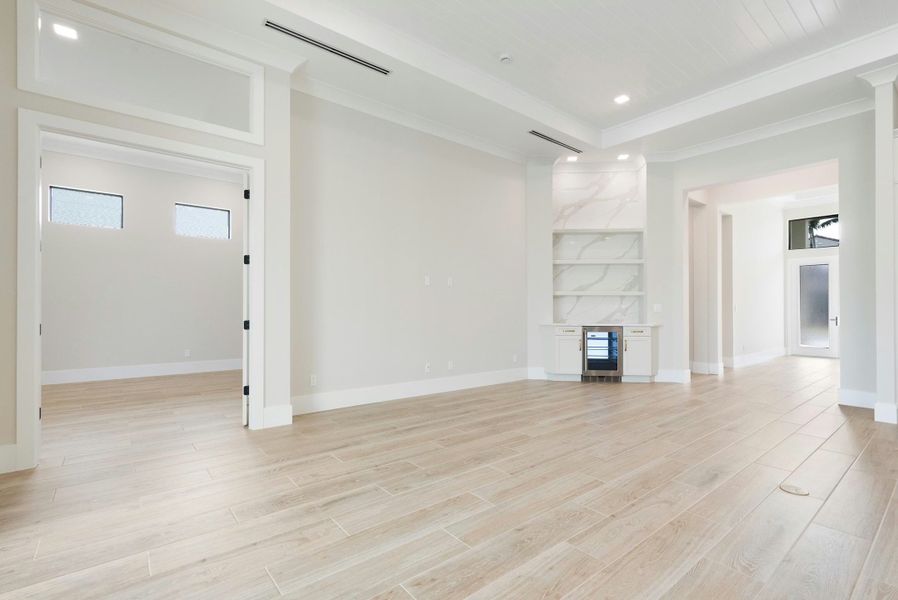 Representative unfurnished interior of a home built from the Madrona 58 by GHO Homes in Tesoro Club, Port St. Lucie (Image 38).