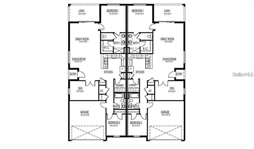 2D floor plan layout of this home in , Venice, FL (Image 1). 2D floor plan layout of this home in , Venice, FL (Image 1).
