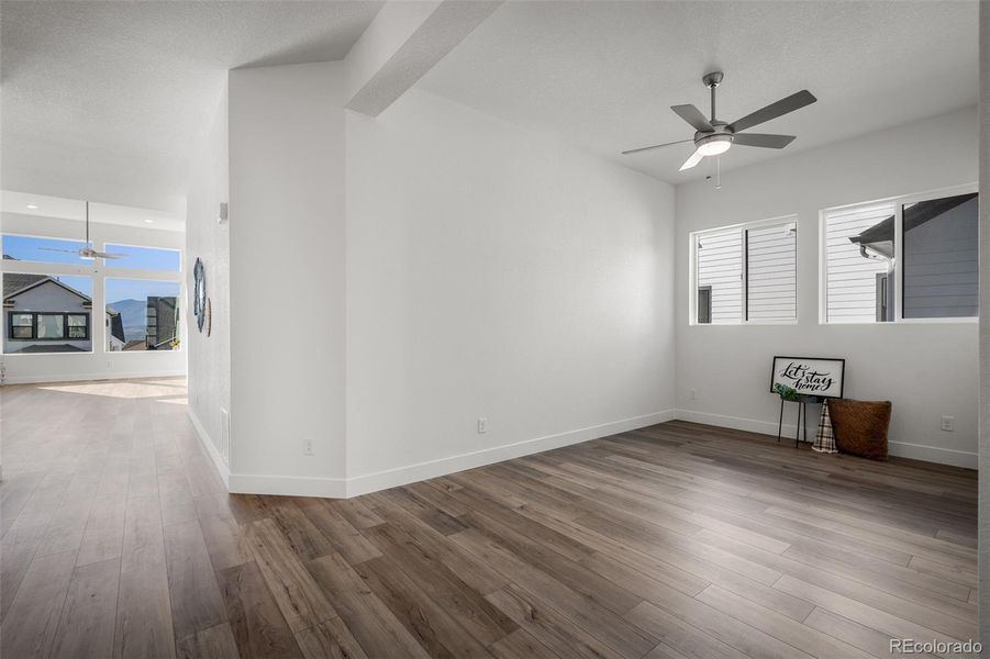 Spacious, unfurnished interior of a new home in Cloverleaf - Pinnacle Collection, Monument (Image 34).