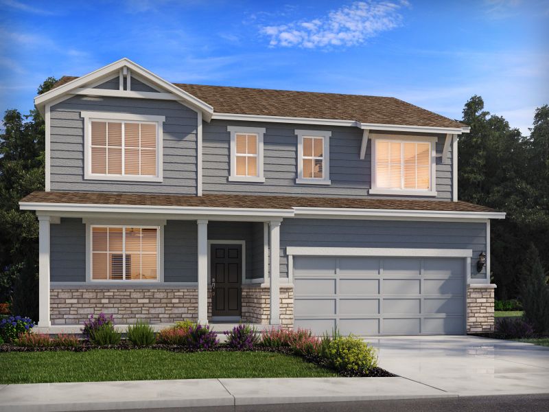 Image 4 representing the The Sylvan by Meritage Homes in Poudre Heights: The Lakes Collection, Windsor, CO.